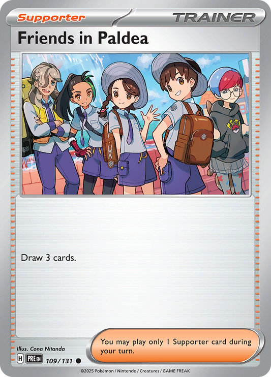 Friends in Paldea - 109/131 - Common (Español)