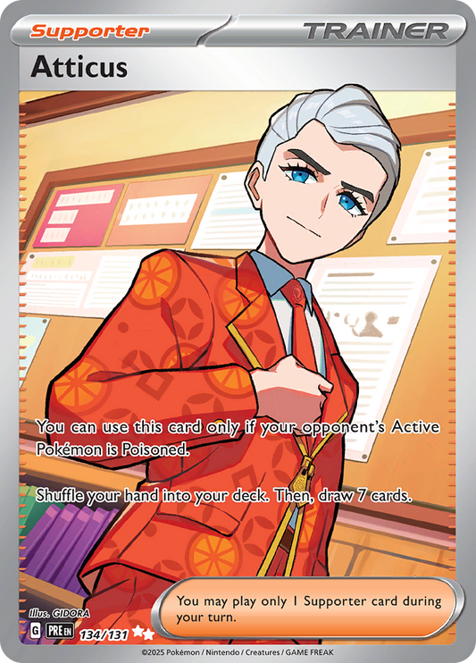 Atticus - 134/131 - Full Art Secret Rare (Español)