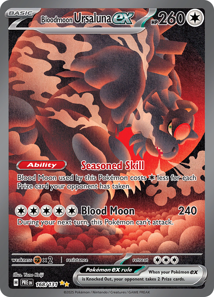 Bloodmoon Ursaluna ex - 168/131 - Special Illustration Rare (Español)