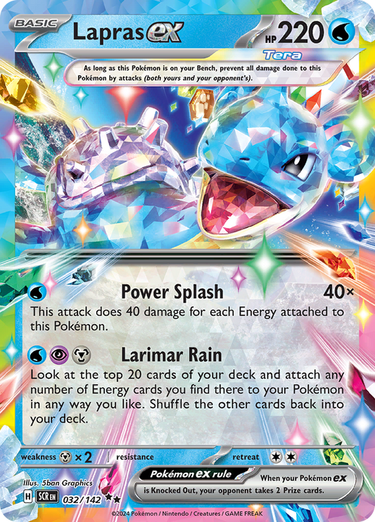 Lapras ex - 032/142 - Ultra Rare