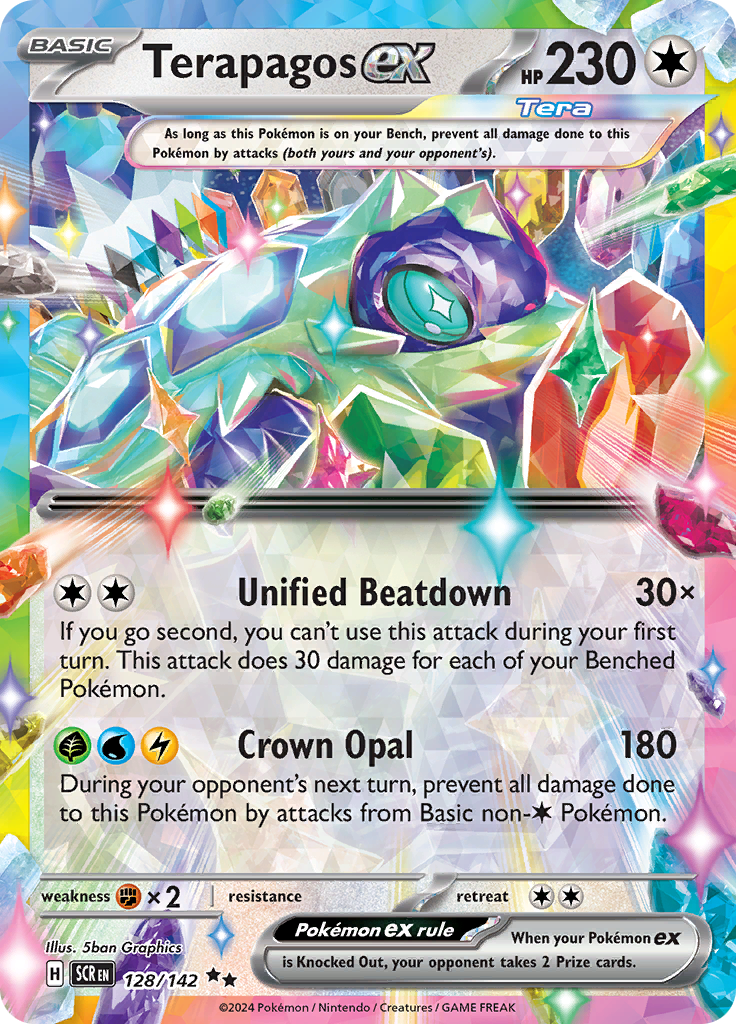 Terapagos ex - 128/142 - Ultra Rare