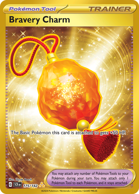 Bravery Charm - 175/142 - Gold Secret Rare