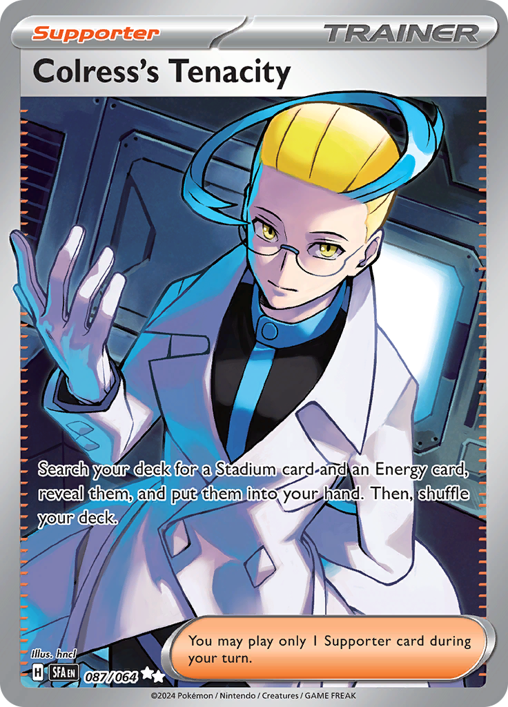 Colress's Tenacity - 087/064 - Full Art Secret Rare (Español)