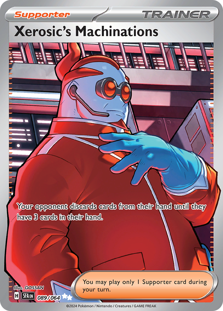 Xerosic's Machinations - 089/064 - Full Art Secret Rare