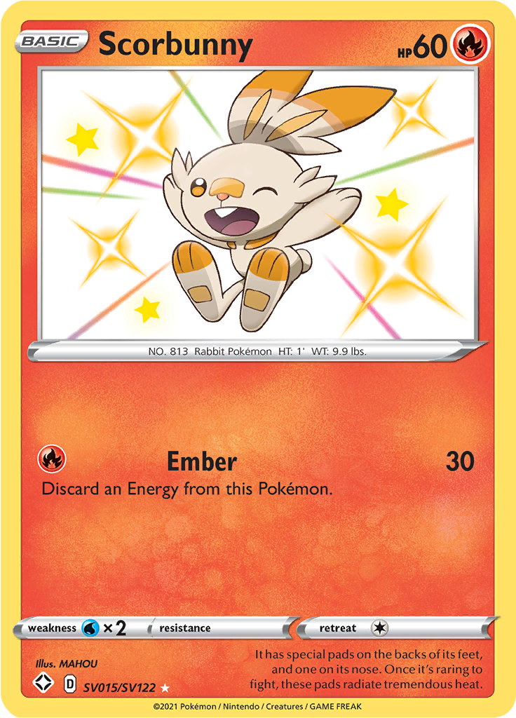Scorbunny - SV15/SV122 - Double Rare
