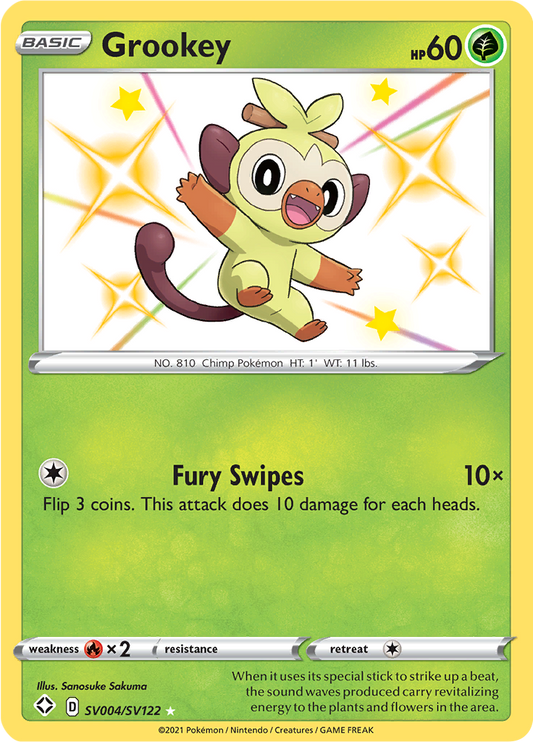 Grookey - SV4/SV122 - Double Rare