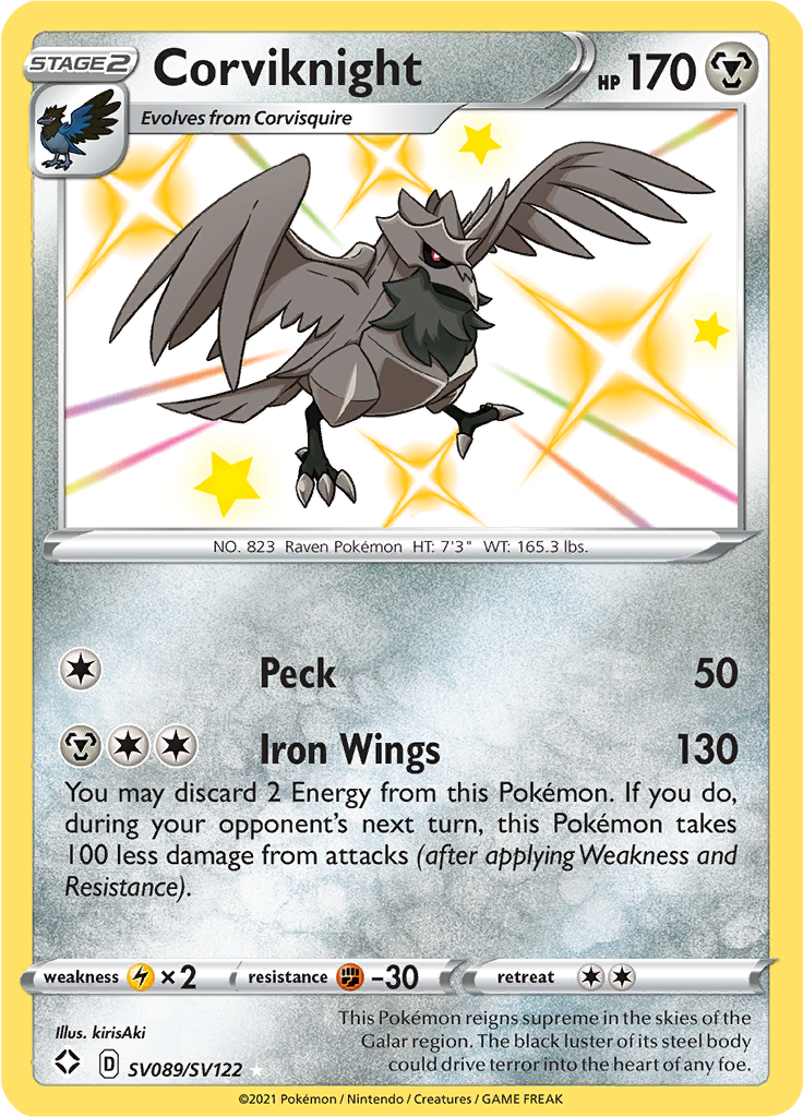 Corviknight - SV89/SV122 - Double Rare