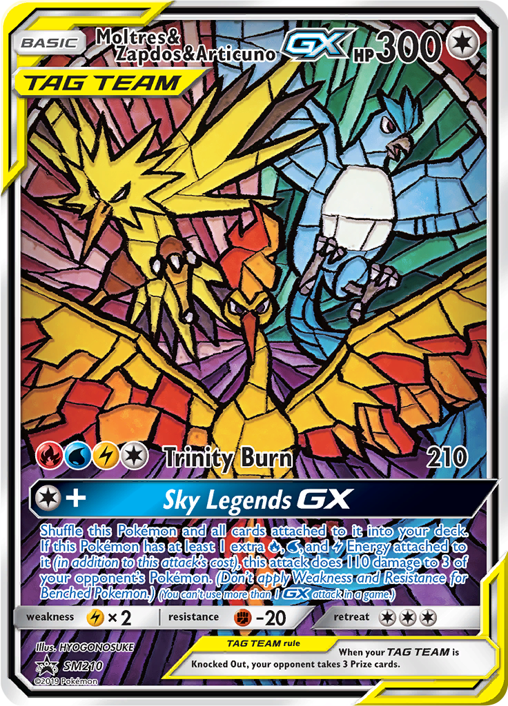 Moltres & Zapdos & Articuno-GX - SMP210 - Promo (Español)