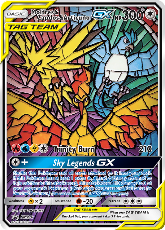 Moltres & Zapdos & Articuno-GX - SMP210 - Promo (Español)