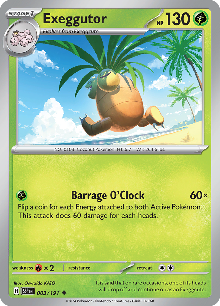 Exeggutor - 003/191 - Uncommon