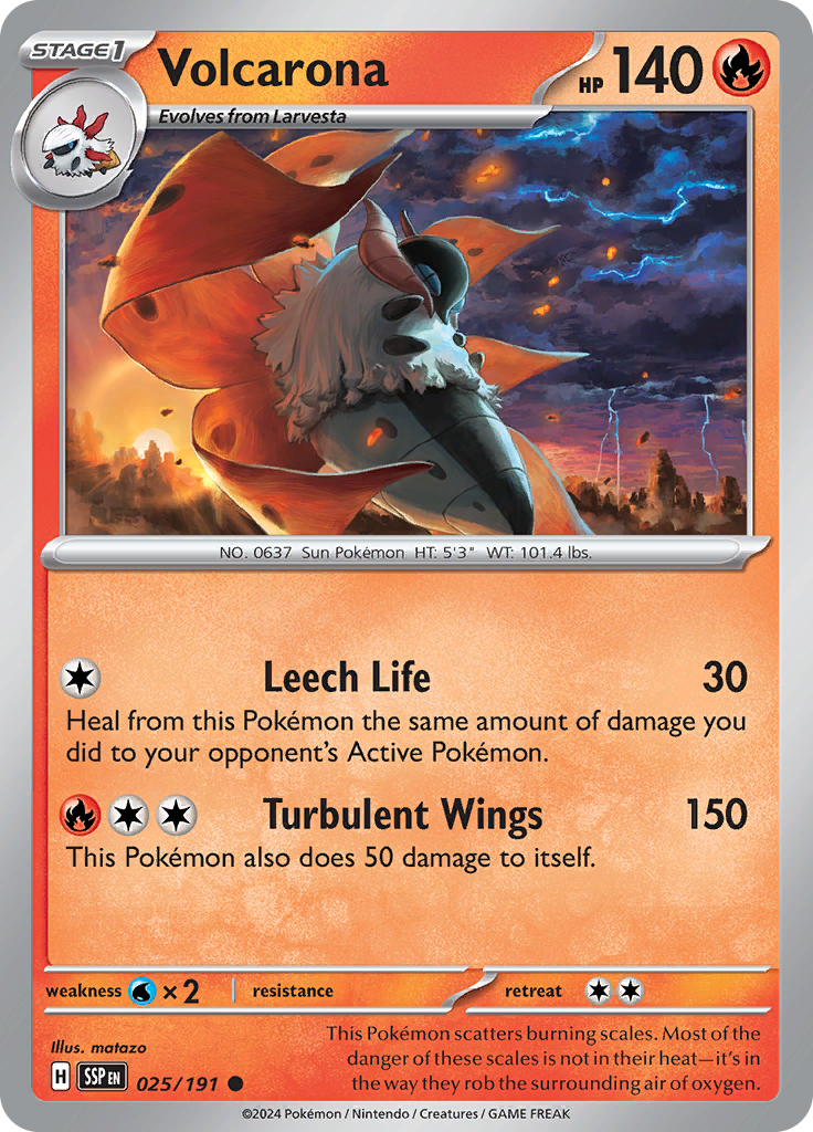 Volcarona - 025/191 - Common