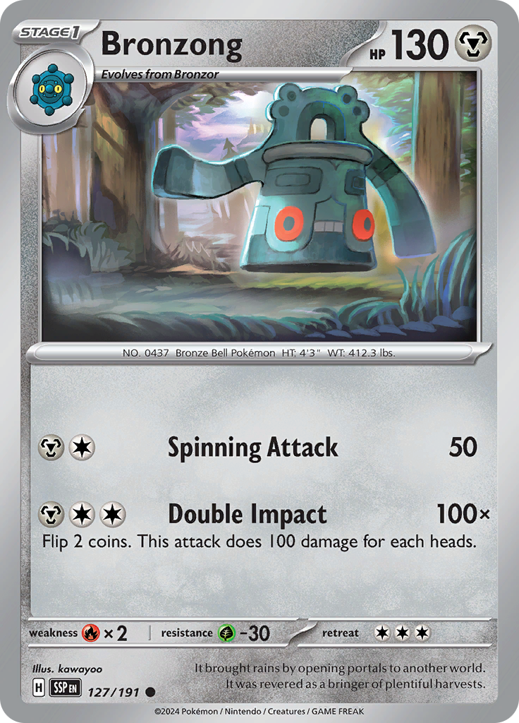 Bronzong - 127/191 - Common