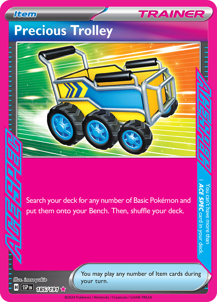 Precious Trolley - 185/191 - Ace Rare (Español)