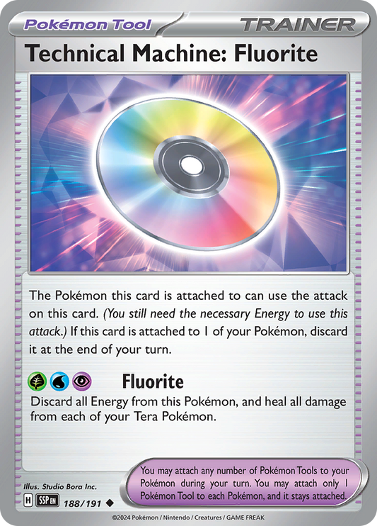 Technical Machine: Fluorite - 188/191 - Uncommon (Español)