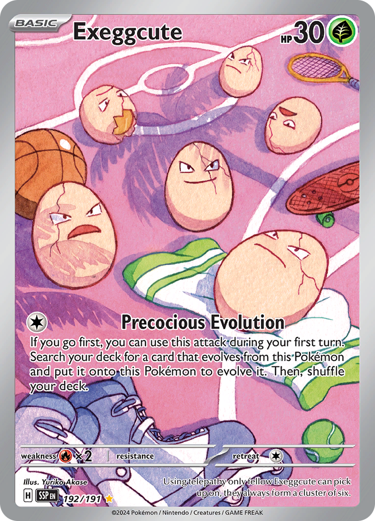 Exeggcute - 192/191 - Illustration Rare (Español)