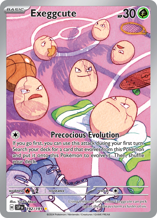 Exeggcute - 192/191 - Illustration Rare (Español)