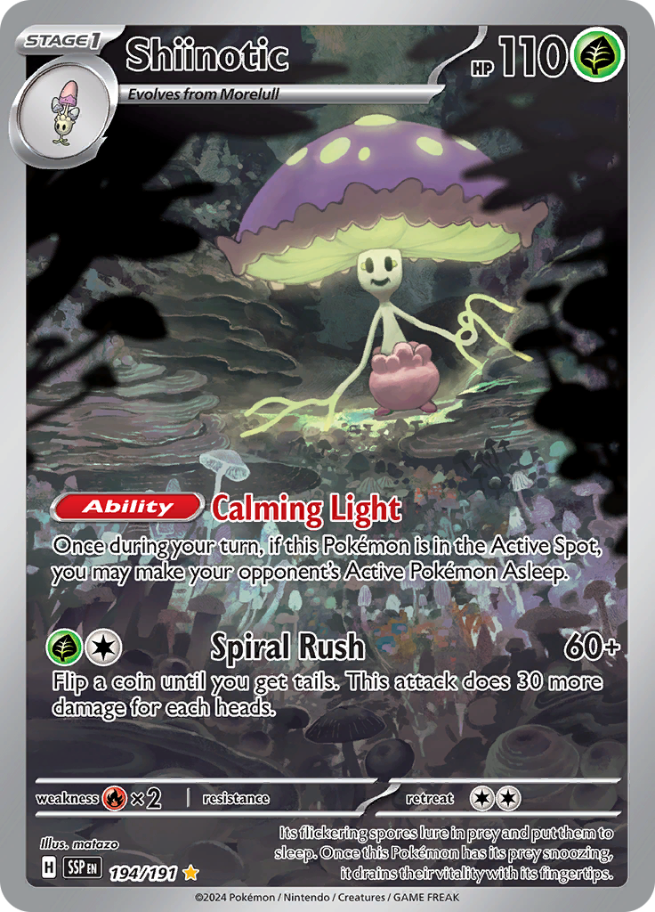 Shiinotic - 194/191 - Illustration Rare (Español)