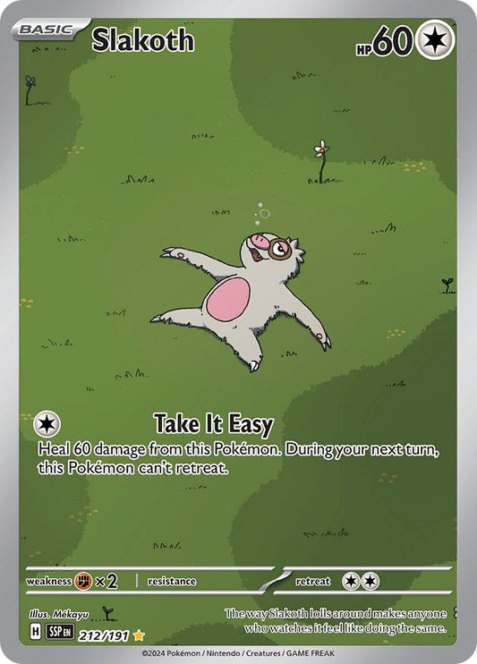 Slakoth - 212/191 - Illustration Rare (Español)