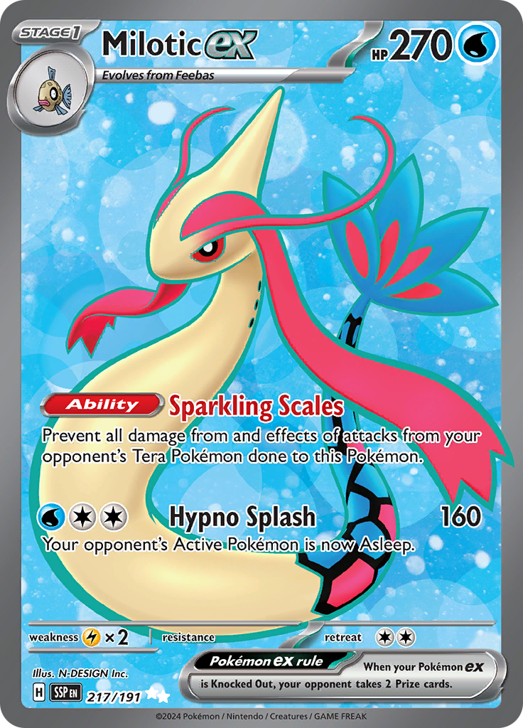 Milotic ex - 217/191 - Full Art Secret Rare