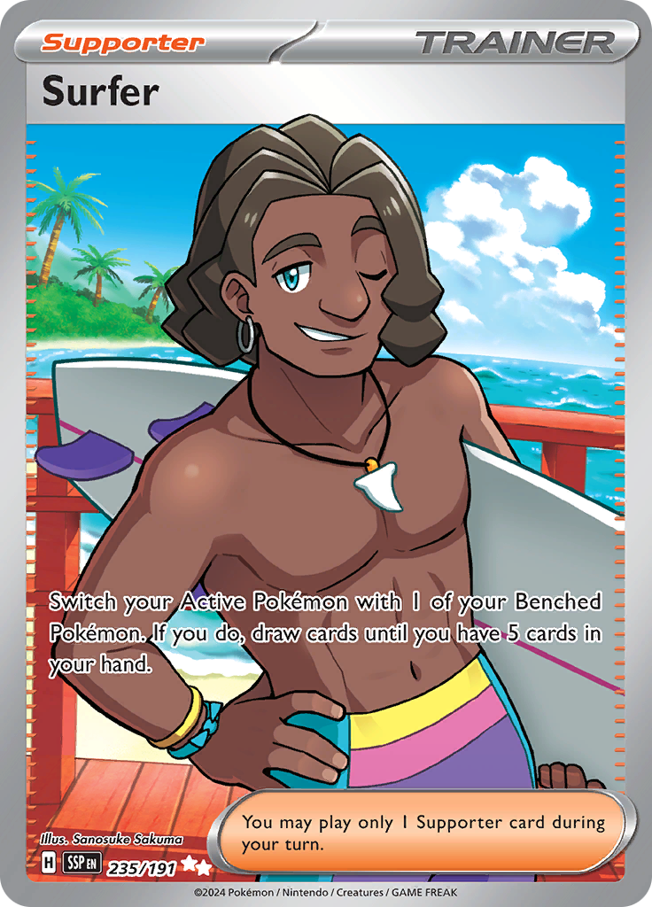 Surfer - 235/191 - Full Art Secret Rare
