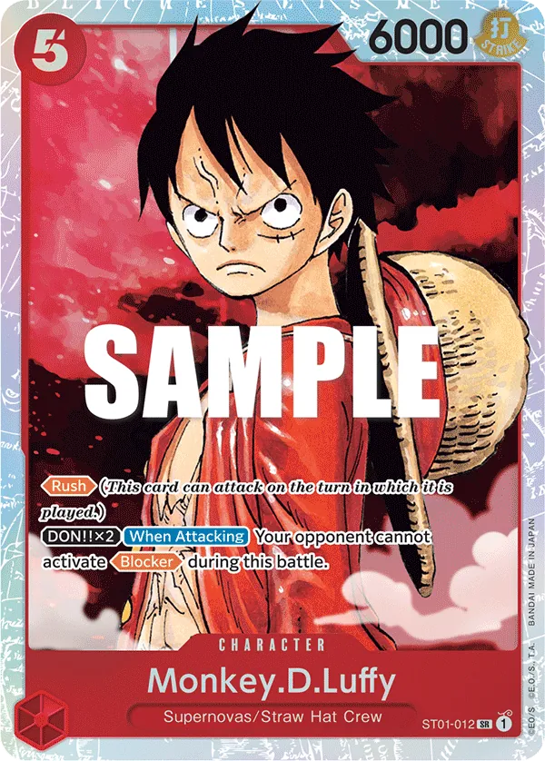 Monkey.D.Luffy - ST01-012 – Drawn