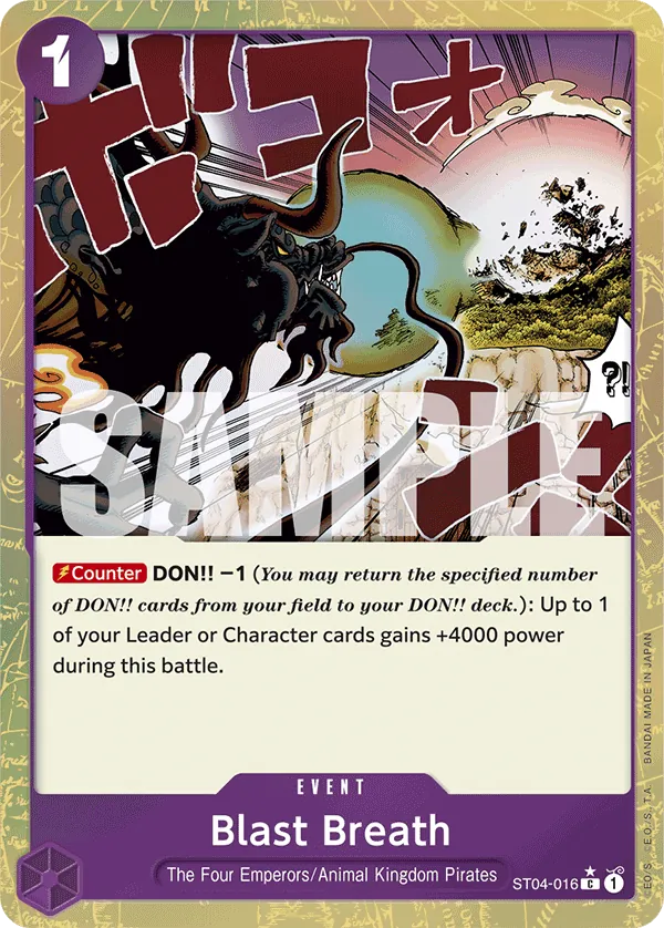 Blast Breath - ST04-016 - Textured Foil (PRB01 V2) - ST04-016