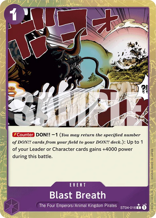 Blast Breath - ST04-016 - Textured Foil (PRB01 V2) - ST04-016