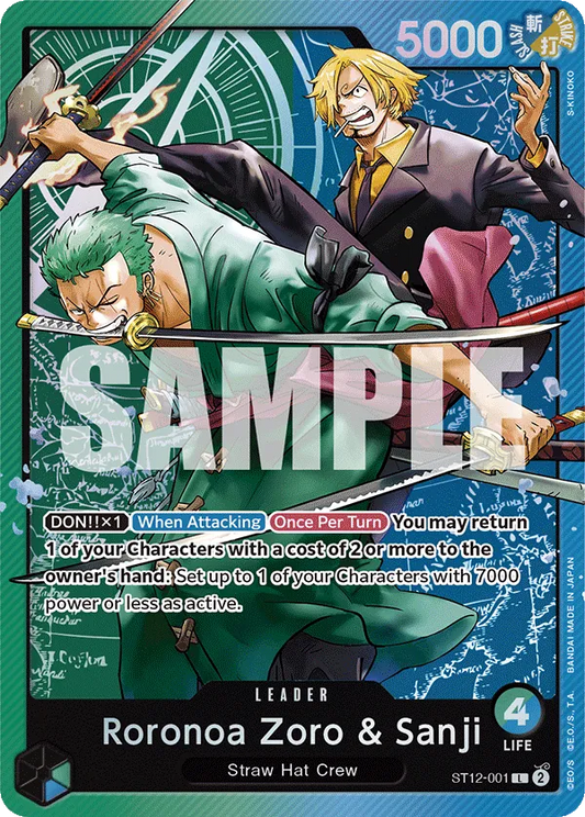 Roronoa Zoro & Sanji - ST12-001