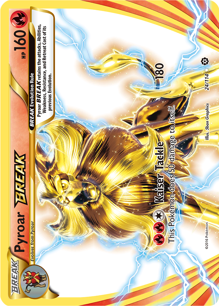 Pyroar Break - 24/114 - Break Rare