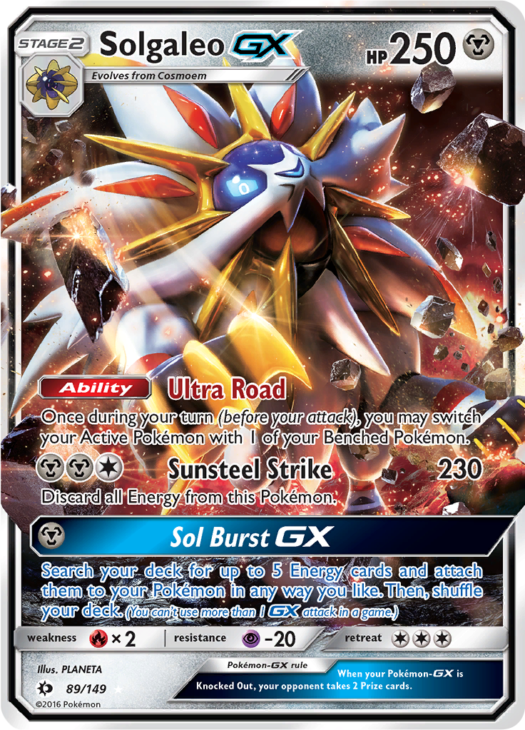 Solgaleo GX - 89/149 - Ultra Rare (Español)