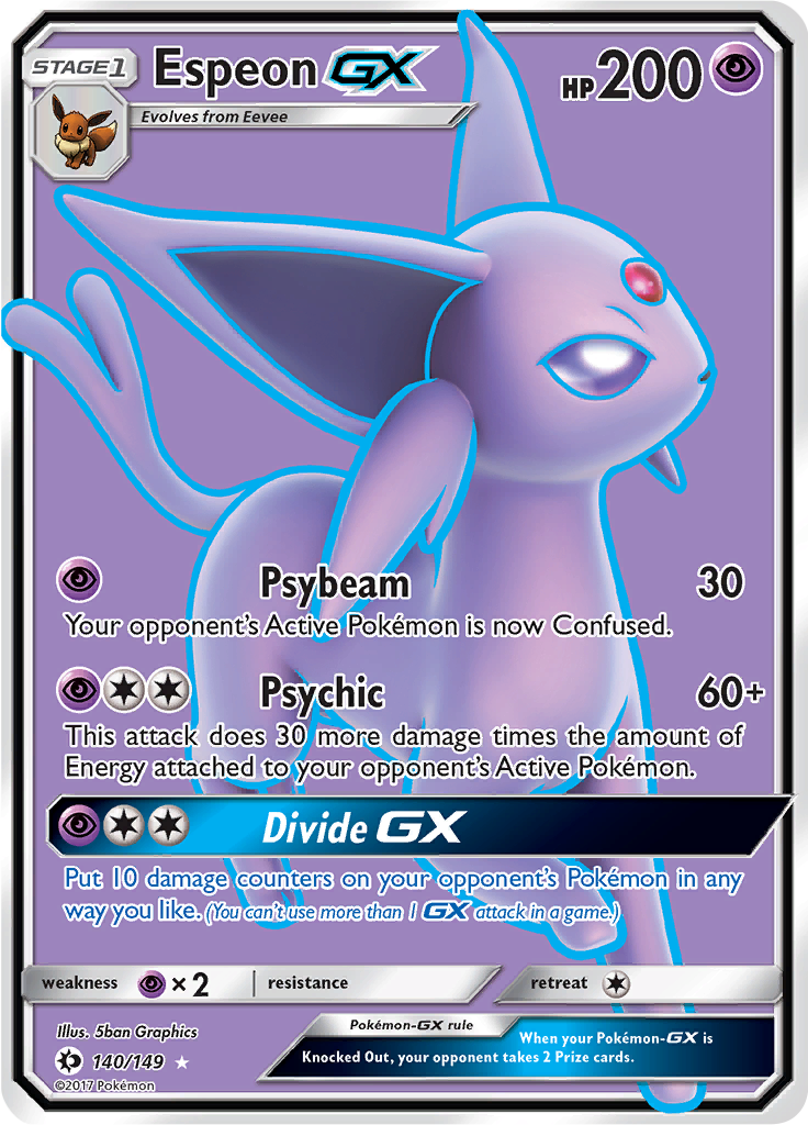 Espeon GX - 140/149 - Full Art Ultra Rare