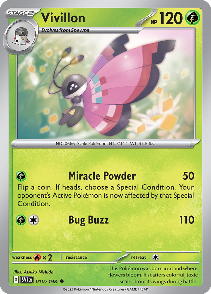 Vivillon - 010/198 - Uncommon (Español)