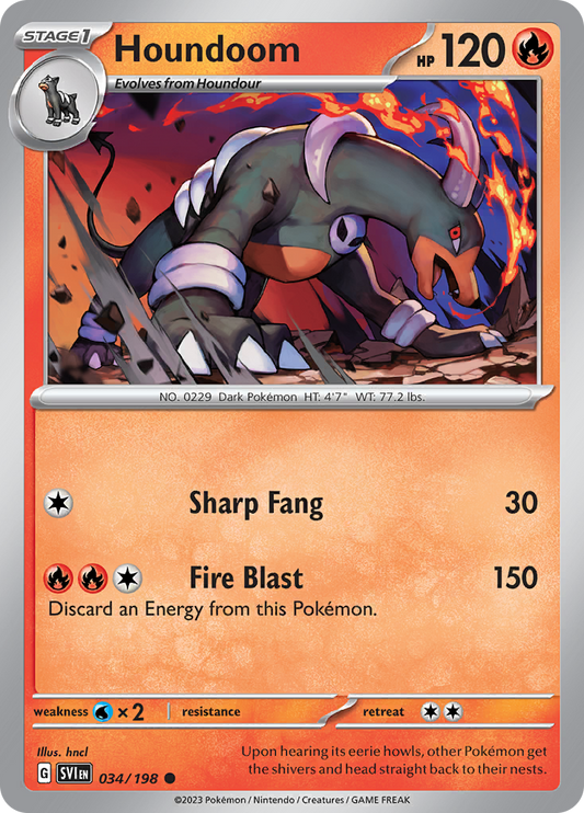 Houndoom - 034/198 - Common (Español)