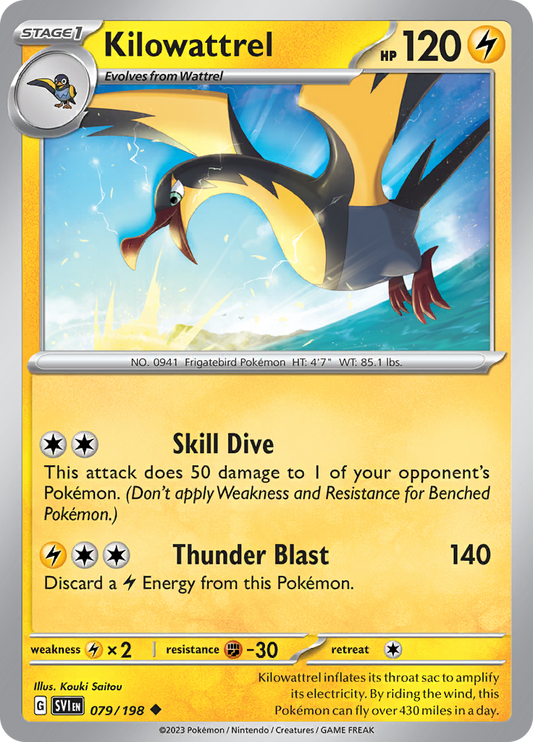 Kilowattrel - 079/198 - Uncommon