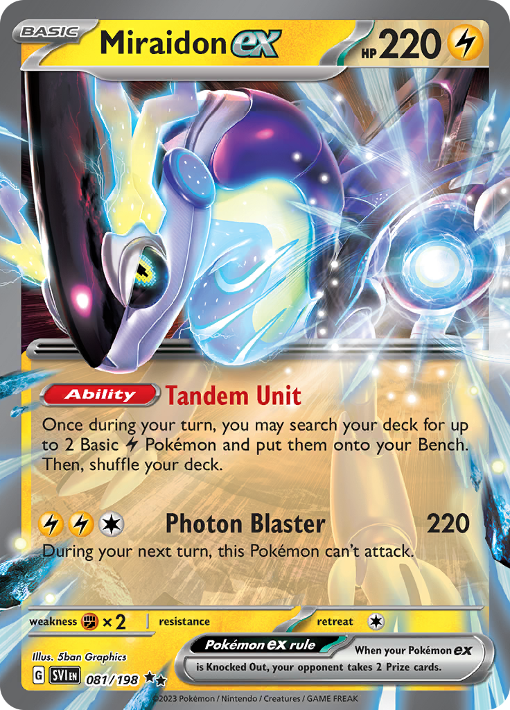 Miraidon ex - 081/198 - Ultra Rare