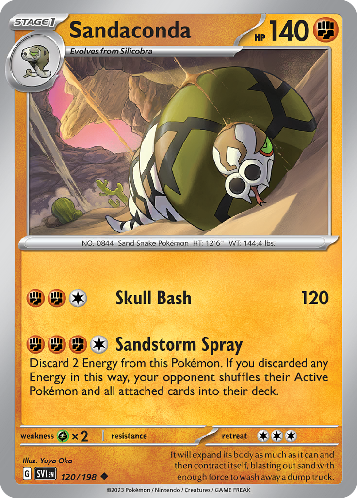 Sandaconda - 120/198 - Uncommon (Español)