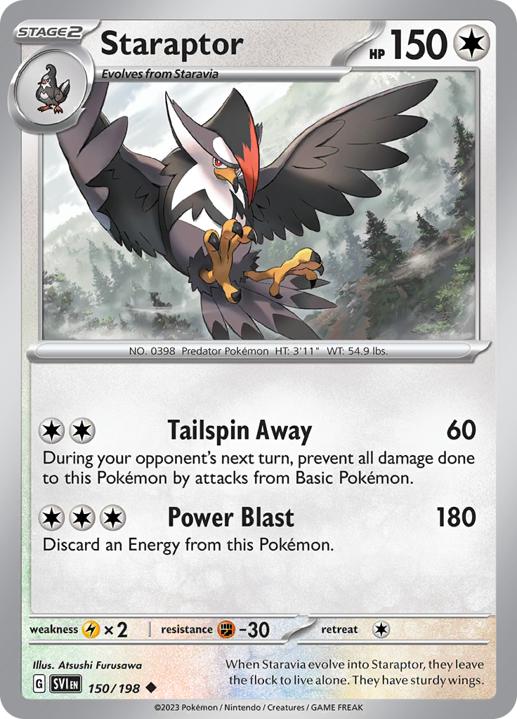 Staraptor - 150/198 - Uncommon (Español)