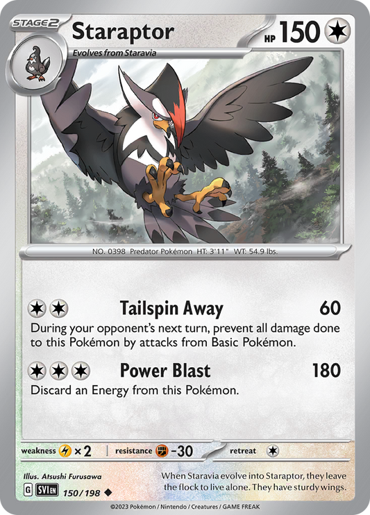 Staraptor - 150/198 - Uncommon (Español)