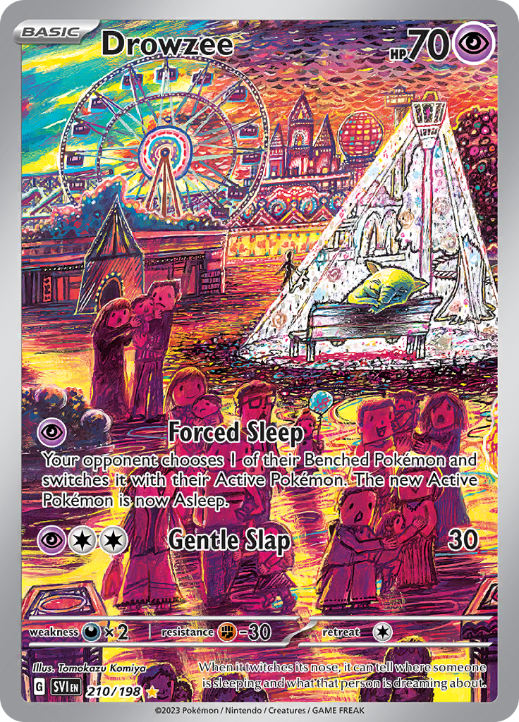 Drowzee - 210/198 - Illustration Rare (Español)
