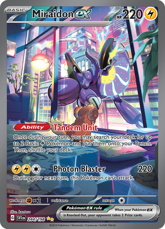 Miraidon ex - 244/198 - Special Illustration Rare