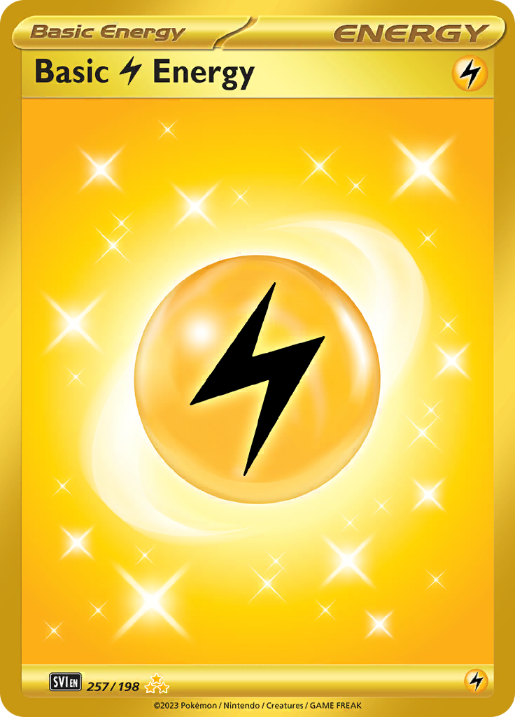 Basic Lightning Energy - 257/198 - Gold Secret Rare