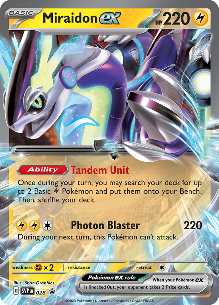 Miraidon ex - SVP28 - Promo