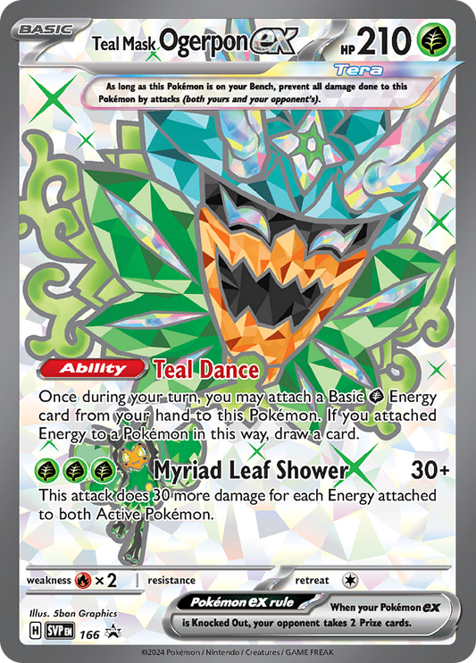 Teal Mask Ogerpon ex - SVP166 - Promo
