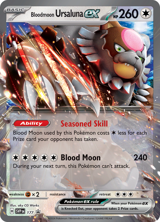 Bloodmoon Ursaluna ex - SVP177 - Promo