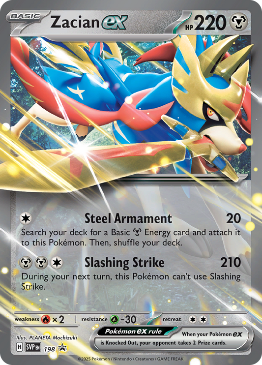 Zacian ex - SVP198 - Promo (Español)