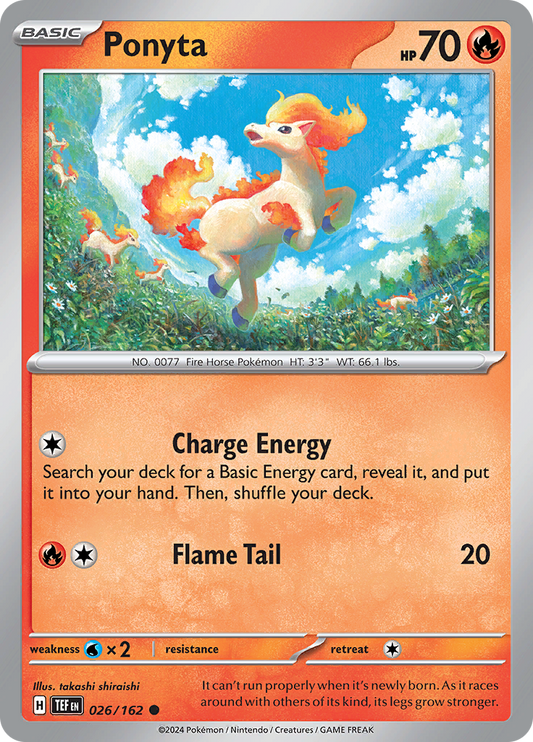 Ponyta - 026/162 - Common (Español)