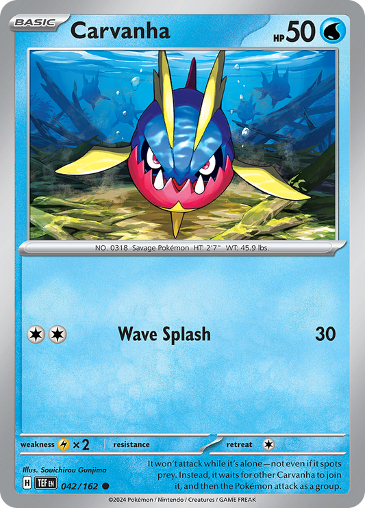 Carvanha - 042/162 - Common (Español)
