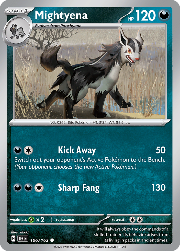 Mightyena - 106/162 - Common