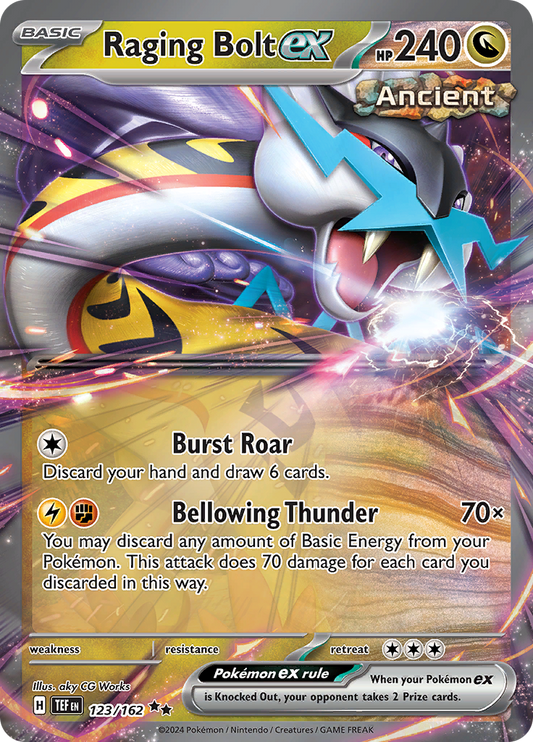 Raging Bolt ex - 123/162 - Ultra Rare