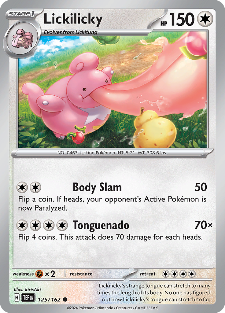 Lickilicky - 125/162 - Common